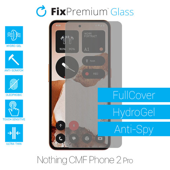 FixPremium HydroGel Anti-Spy - Zaštita ekrana za Nothing CMF Phone 2 Pro
