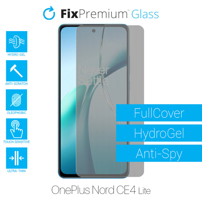 FixPremium HydroGel Anti-Spy - Zaštita ekrana za OnePlus Nord CE4 Lite