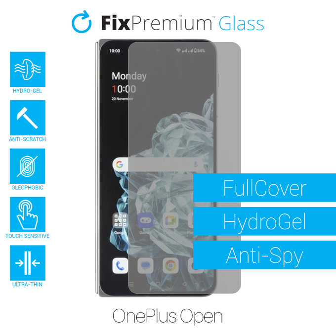 FixPremium HydroGel Anti-Spy - Zaštita ekrana za OnePlus Open