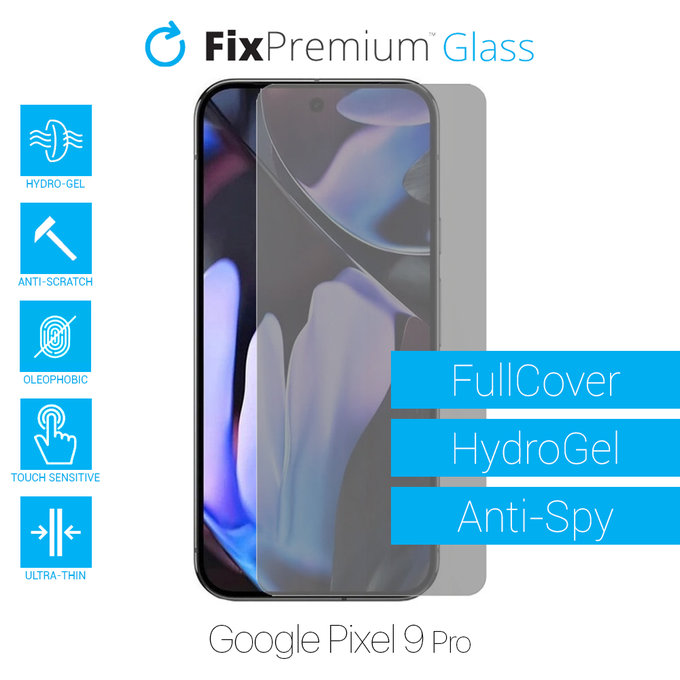 FixPremium HydroGel Anti-Spy - Zaštita ekrana za Google Pixel 9 Pro