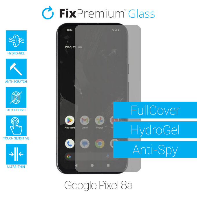 FixPremium HydroGel Anti-Spy - Zaštita ekrana za Google Pixel 8a