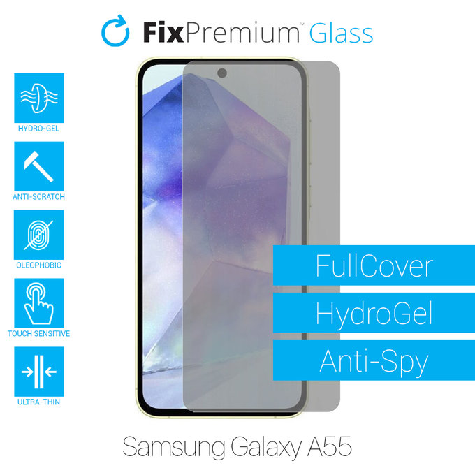 FixPremium HydroGel Anti-Spy - Zaštita ekrana za Samsung Galaxy A55 A556B