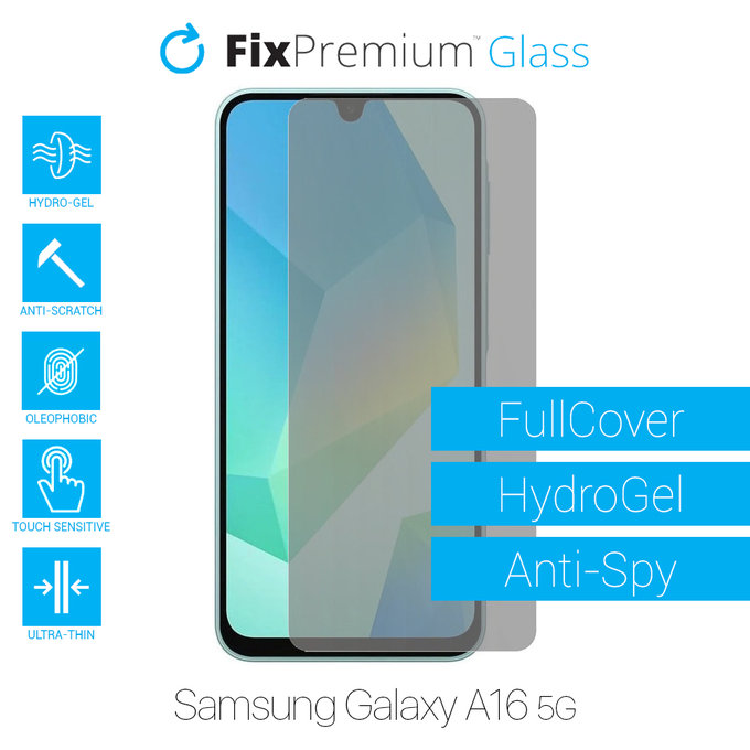 FixPremium HydroGel Anti-Spy - Zaštita ekrana za Samsung Galaxy A16 5G