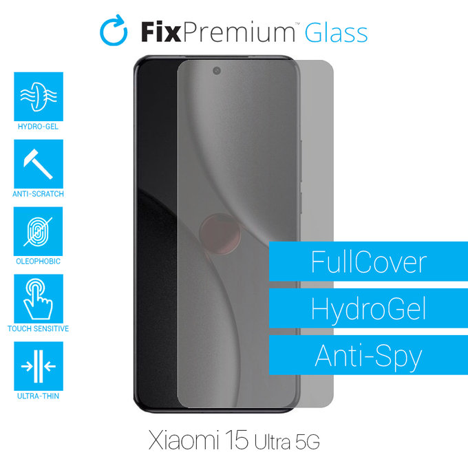 FixPremium HydroGel Anti-Spy - Zaštita ekrana za Xiaomi 15 Ultra 5G