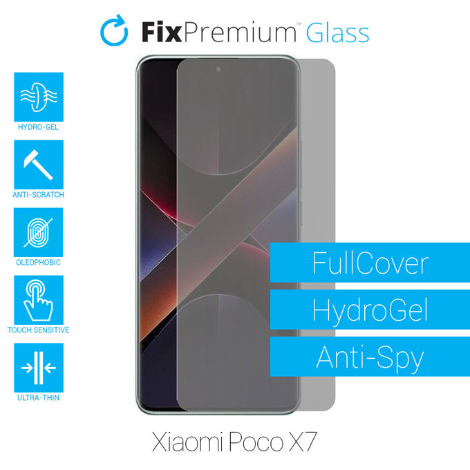 FixPremium HydroGel Anti-Spy - Zaštita ekrana za Xiaomi Poco X7