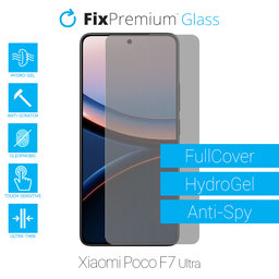 FixPremium HydroGel Anti-Spy - Zaštita ekrana za Xiaomi Poco F7 Ultra