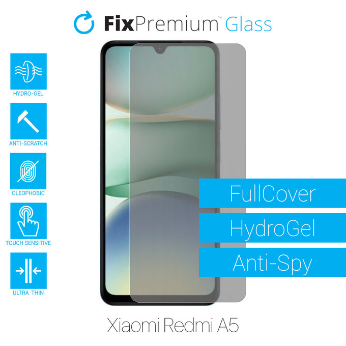 FixPremium HydroGel Anti-Spy - Zaštita ekrana za Xiaomi Redmi A5