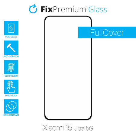 FixPremium FullCover Glass - Kaljeno staklo za Xiaomi 15 Ultra 5G
