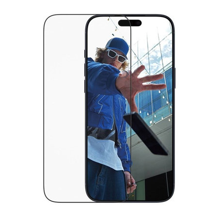 PanzerGlass - UWF kaljeno staklo s aplikatorom za iPhone 17 Pro Max, crna