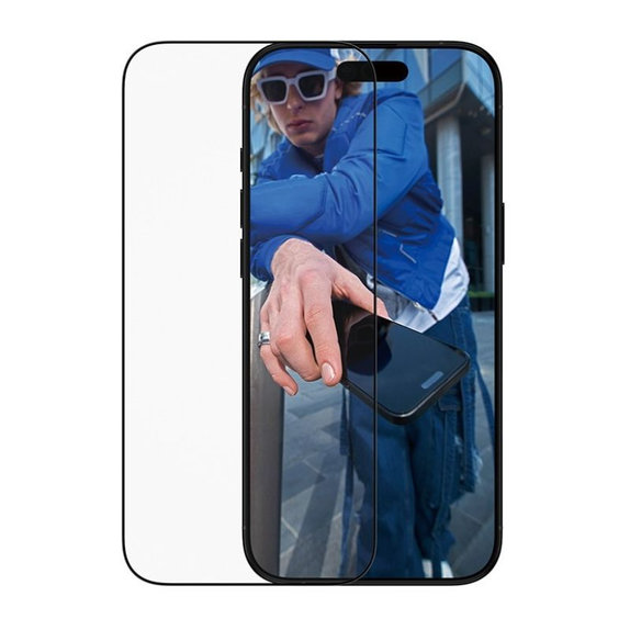 PanzerGlass - UWF kaljeno staklo s aplikatorom za iPhone 17 Air, crna