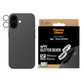 Zaštita objektiva kamere Hoops za iPhone 17/16 Plus/16, Glitter Silver, PanzerGlass