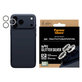 Zaštita objektiva kamere Hoops za iPhone 17 Pro Max/17 Pro/16 Pro Max/16 Pro, Glitter Silver, PanzerGlass