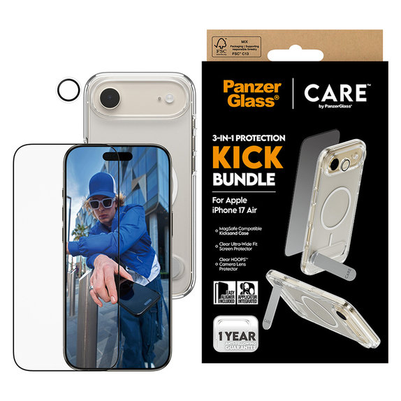 Bundle 3u1 Kick za iPhone Air, PanzerGlass