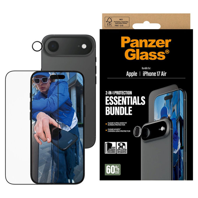 Bundle Essentials 2u1 za iPhone 17 Air, PanzerGlass