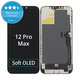 Zaslon Soft OLED za iPhone 12 Pro Max, Dodirni ekran s okvirom, DIAGNOSTIC