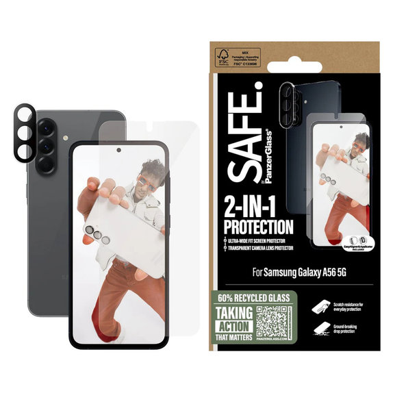 Bundle 2u1 za Samsung Galaxy A56 5G, SAFE by PanzerGlass