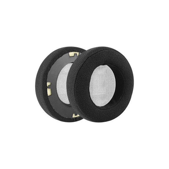 Zamjenski jastučići za uši za AKG K701, K702, Q701, Q702, K601, K612, K712, Pjena + Velur, Crne, 1 Par