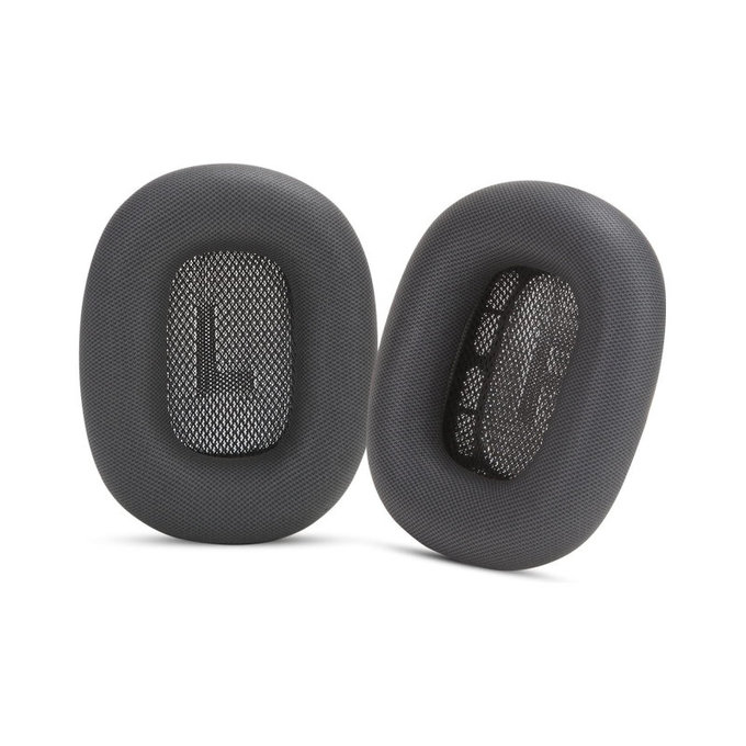 Zamjenski jastučići za uši za Apple AirPods Max, Memorijska pjena + Koža, Crne, 1 Par