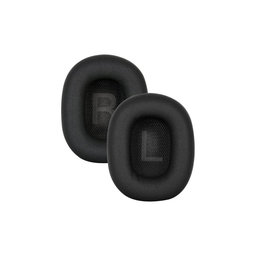 Zamjenski jastučići za uši za Apple AirPods Max, Tekstilni, Crne, Hladni gel, 1 Par