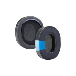 Zamjenski jastučići za uši za Audio-Technica ATH-M50, Pjena + Koža, Crne, Hladni gel, 1 Par