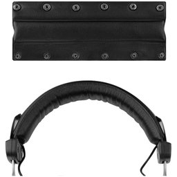 Zamjenski jastučići za uši za Beyerdynamic DT770, DT860, DT880, DT990, Memorijska pjena + PU Koža, Crne, 1 Par