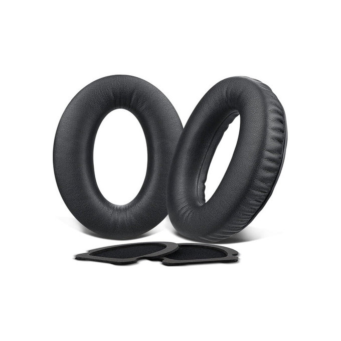 Zamjenski jastučići za uši za Bose Aviation A10, A20, Memorijska pjena + PU Koža, Crne, 1 Par