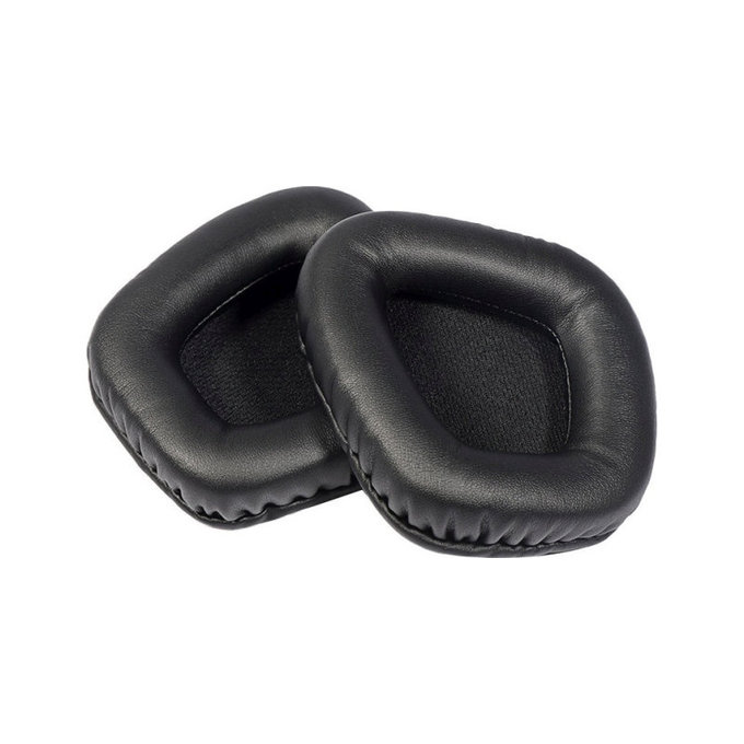 Zamjenski jastučići za uši za Corsair Void RGB Pro, Memorijska pjena + PU Koža, Crne, 1 Par