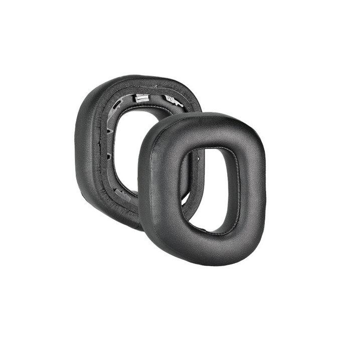 Zamjenski jastučići za uši za Corsair HS80, Memorijska pjena + PU Koža, Crne, 1 Par