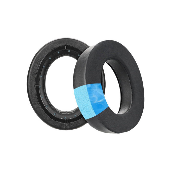 Zamjenski jastučići za uši za Corsair HS50, HS50 Pro, Memorijska pjena + Tekstil, Crne, Hladni gel, 1 Par