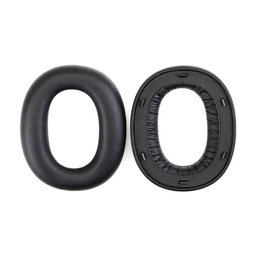 Zamjenski jastučići za uši za Edifier W860NB Pro, WH950NB, Memorijska pjena + Koža, Crne, 1 Par