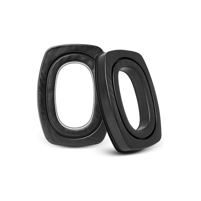 Zamjenski jastučići za uši za Howard Leight Impact, Memorijska pjena + Koža, Crne, Hladni gel, 1 Par