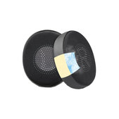 Zamjenski jastučići za uši za Jabra Evolve2 40, 65 UC/MS, Elite 45h, Memorijska pjena + PU Koža + Tekstil, Crne, Hladni gel, 1 Par