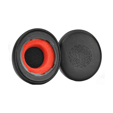 Zamjenski jastučići za uši za Jabra Evolve2 50, 55, Memorijska pjena + PU Koža, Crne, 1 Par