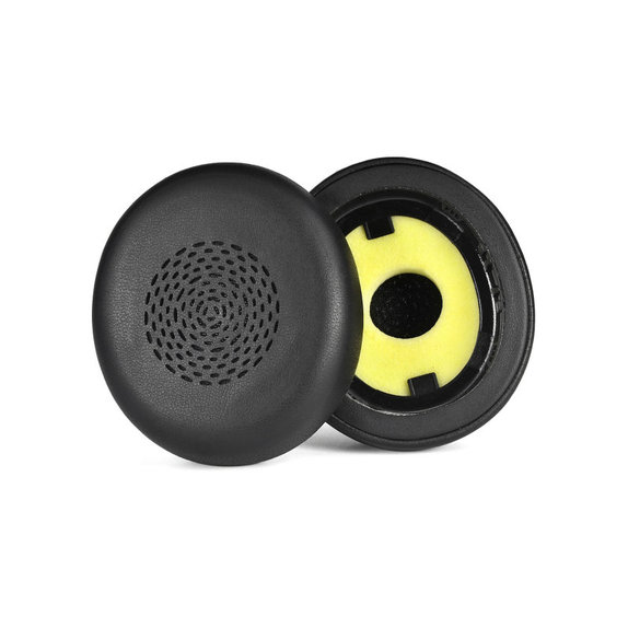 Zamjenski jastučići za uši za Jabra Evolve 2 75 UC/MS, Memorijska pjena + PU Koža, Crne, 1 Par