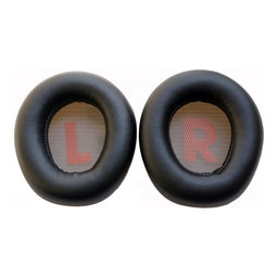 Zamjenski jastučići za uši za JBL Quantum Q600, Memorijska pjena + PU Koža, Crne, 1 Par