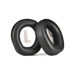 Zamjenski jastučići za uši za JBL Quantum Q200, Q300, Memorijska pjena + PU Koža, Crne, 1 Par