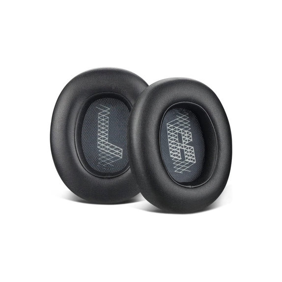 Zamjenski jastučići za uši za JBL Live 650BTNC, E65, Memorijska pjena + PU Koža, Crne, 1 Par