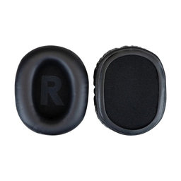 Zamjenski jastučići za uši za Logitech G Pro X, Memorijska pjena + PU Koža, Crne, 1 Par