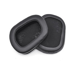 Zamjenski jastučići za uši za Logitech G633 Artemis, G933 Artemis, Memorijska pjena + PU Koža, Crne, 1 Par