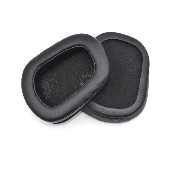 Zamjenski jastučići za uši za Logitech G633 Artemis, G933 Artemis, Memorijska pjena + PU Koža, Crne, 1 Par
