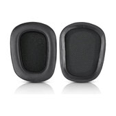 Zamjenski jastučići za uši za Logitech G633 Artemis, G933 Artemis, Memorijska pjena + Koža, Crne, 1 Par