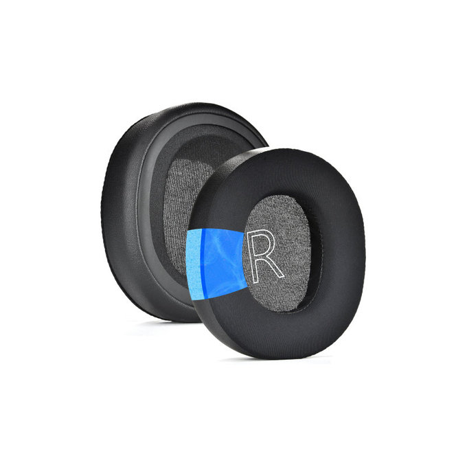 Zamjenski jastučići za uši za Microsoft Xbox Series, Memorijska pjena + PU Koža + Tekstil, Crne, Hladni gel, 1 Par