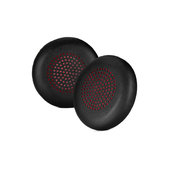 Zamjenski jastučići za uši za Plantronics Voyager Focus UC, PU Koža, Crne, 1 Par