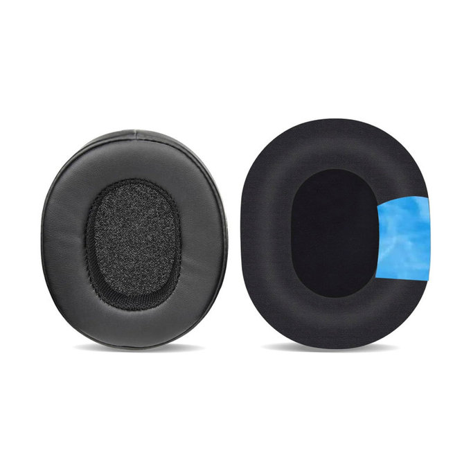 Zamjenski jastučići za uši za Skullcandy Hesh 3.0, Crusher, Venue, Memorijska pjena + Koža + Tekstil, Crne, Hladni gel, 1 Par