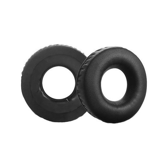Zamjenski jastučići za uši za Sennheiser HD25, SP 25-1 II, PC150, Memorijska pjena + PU Koža, Crne, 1 Par