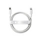 Kabel USB-C/Lightning, 60 W, Racing, 1, 2 m, Srebrno-bijela, empower