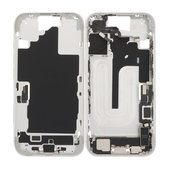 Apple iPhone 16 - Srednji Okvir + Tipke za Uključivanje, Glasnoću i Kameru (White)