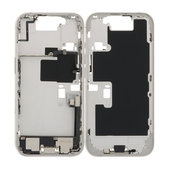 Apple iPhone 16 Pro - Srednji Okvir + Tipke za Uključivanje, Glasnoću i Kameru (White Titanium)