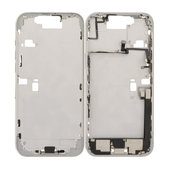Apple iPhone 16 Pro Max - Srednji Okvir + Tipke za Uključivanje, Glasnoću i Kameru (White Titanium)