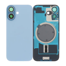 Apple iPhone 17 - Stražnje staklo kućišta + staklo kamere + metalni okvir + magsafe magnet (Mist Blue)